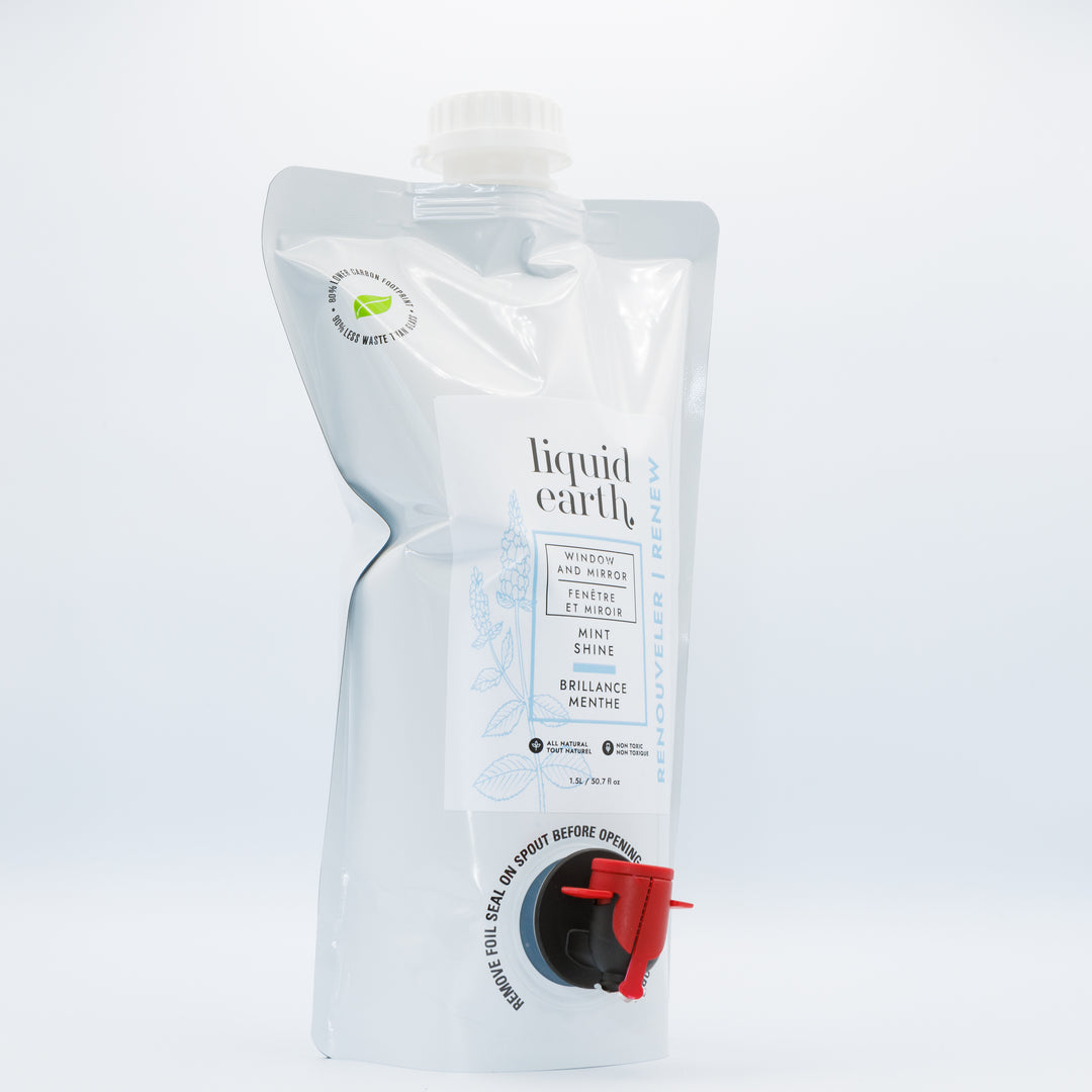 Refill 1.5 L Mint Shine - Natural Window and Mirror Cleaner